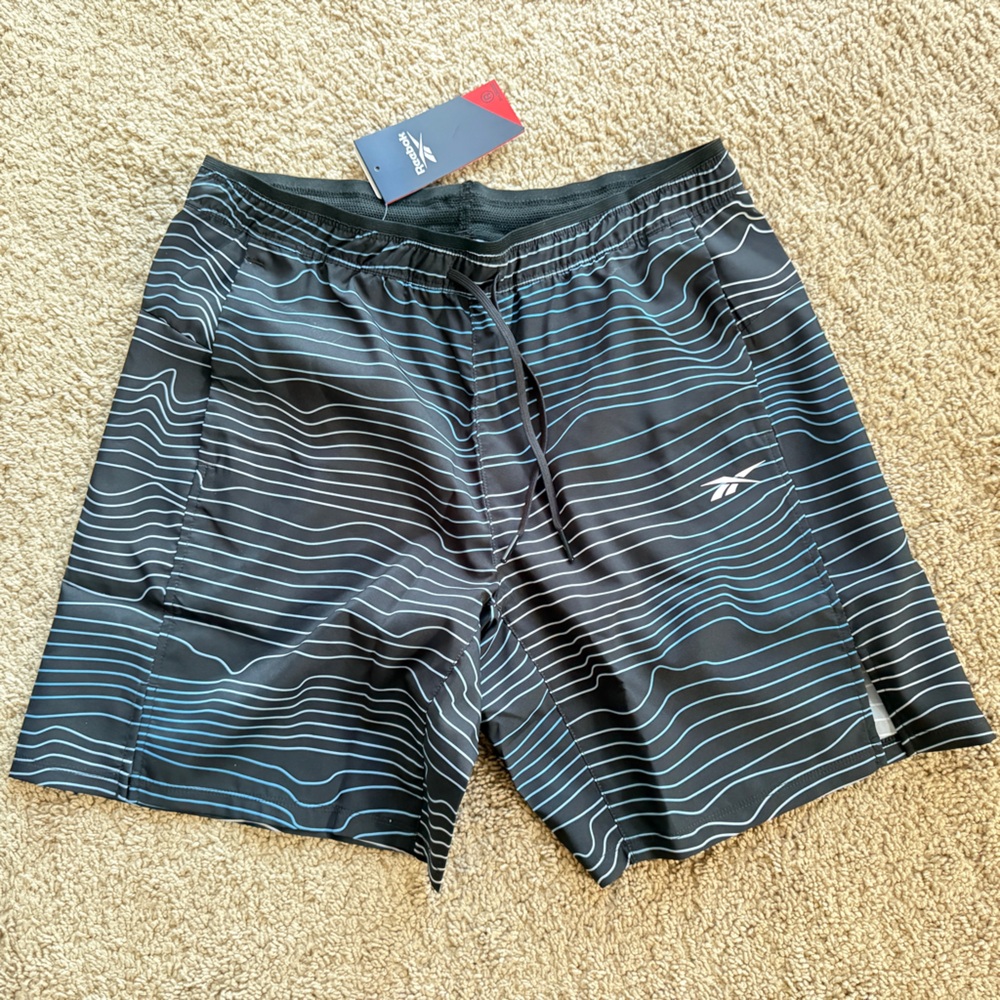 Reebok TS Speed 2.0 AO Men’s Training Shorts – Black, Size Small, NWT